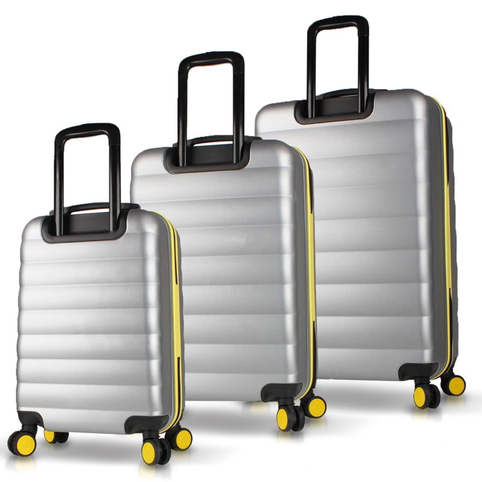 Zoozie Bags Juego de maletas de 3 piezas Gris